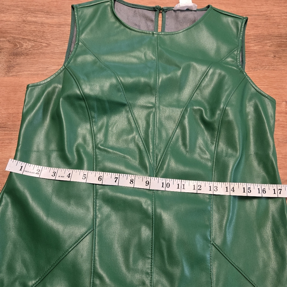 Green Sleeveless Midi Sheath Dress - Picture 3 of 5